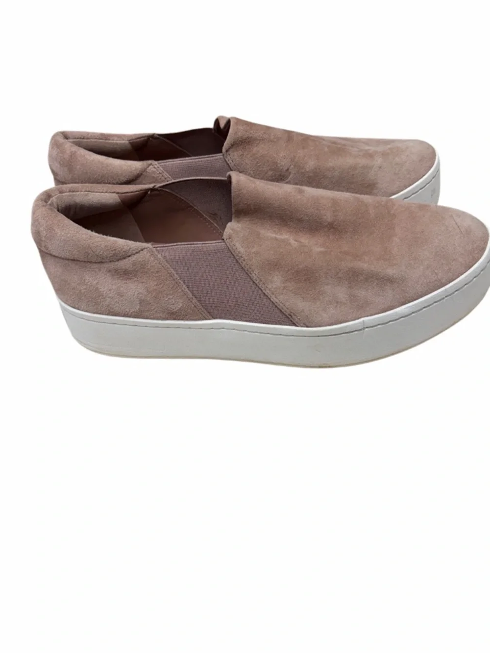 Vince Warren Platform Suede Shoes Hydrangea‎ Pink Size 7.5